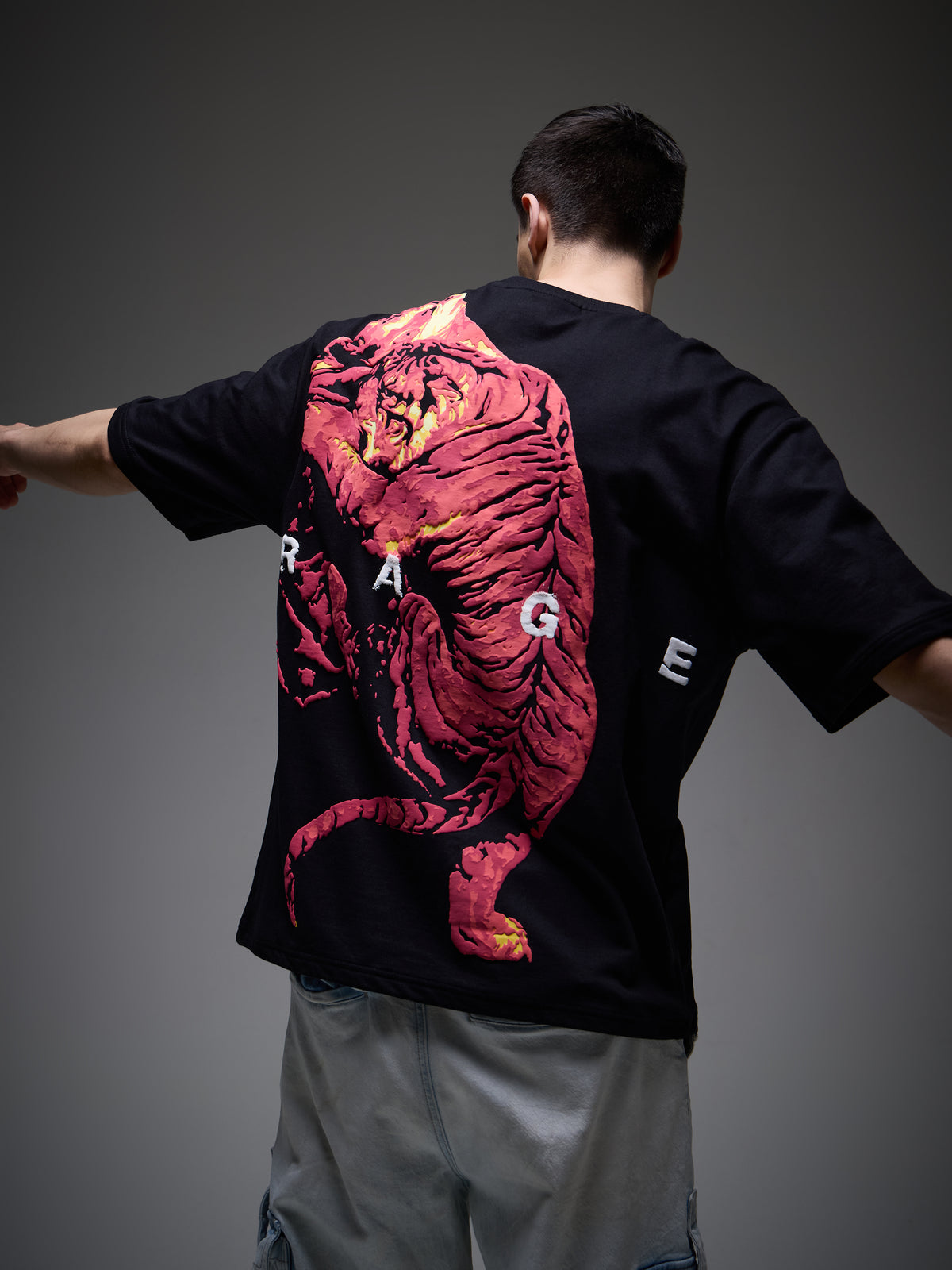 Tiger Rage Oversized T-Shirt